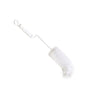 Haug Bürsten KG Detská fľaša KEFKA, NYLON 6.0 BIELA, ø0,35mm mäkká, 310xø50mm má bielu mäkkú nylonovú kefkovú hlavu s točenou kovovou rukoväťou a plastovou rukoväťou s dierkou na zavesenie - ideálna na jednoduché čistenie detských fliaš.