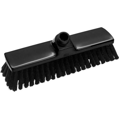 Metla BESEN, UNGESCHL. ø 0,25MM WEICH 300X70X50MM od Haug Bürsten KG s mäkkými štetinami a centrálnym otvorom na rukoväť, fotografovaná na bielom pozadí.