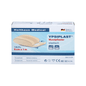 Obrázok ukazuje balenie Holthaus Ypsiplast® elastických náplastí - 6 cm x 1 m od Holthaus Medical GmbH & Co. KG. Krabica obsahuje jeden kus elastickej lepiacej náplasti a ukazuje, že bola vyrobená v Nemecku z priedušnej tkaniny. Okrem toho sú viditeľné viaceré symboly a špecifikácie produktu.