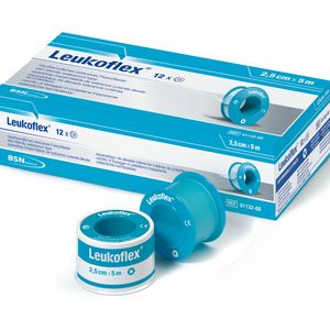 Leukoflex, Rollenpflaster, im Schutzring