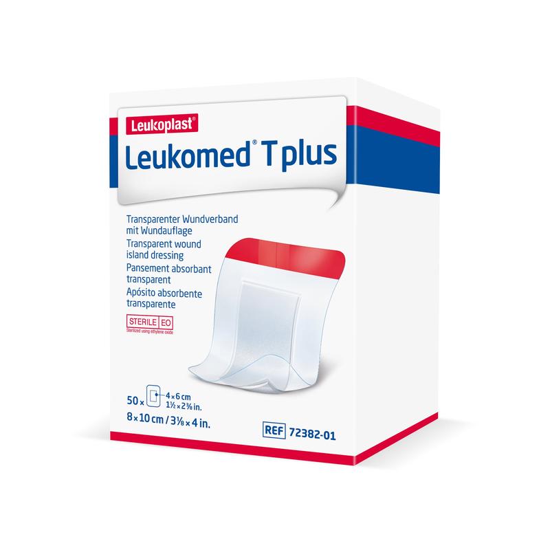 Leukomed T plus, sterile Transparentverband mit Wundauflage