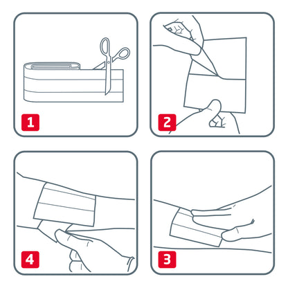 Leukoplast Elastic, Fingerstrips – Anwendung Schritt für Schritt