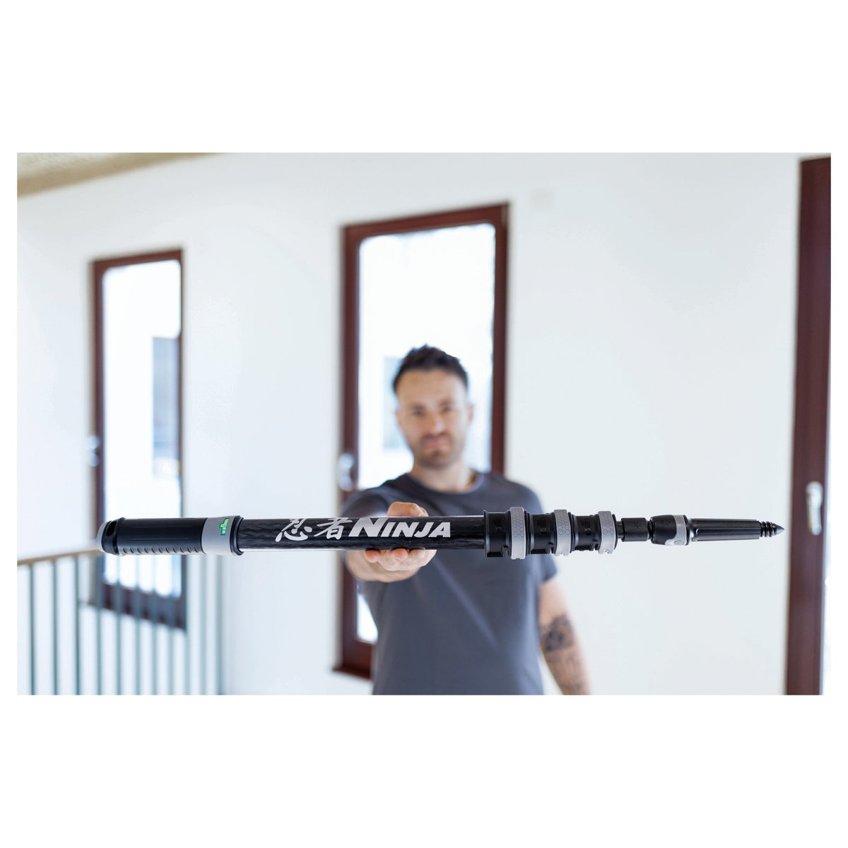 Unger NINJA Carbon-Teleskopstange 1,90 m, 4-teilig