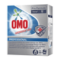 Vystavené je balenie Omo Professional Disinfectant Plus, dezinfekčného pracieho prostriedku (8550 g) od Diversey Deutschland GmbH & Co. OHG. Obal zdôrazňuje účinnosť pri odstraňovaní odolných škvŕn pri 40 °C a obsahuje logá Unilever a Diversey, ako aj návod na použitie.