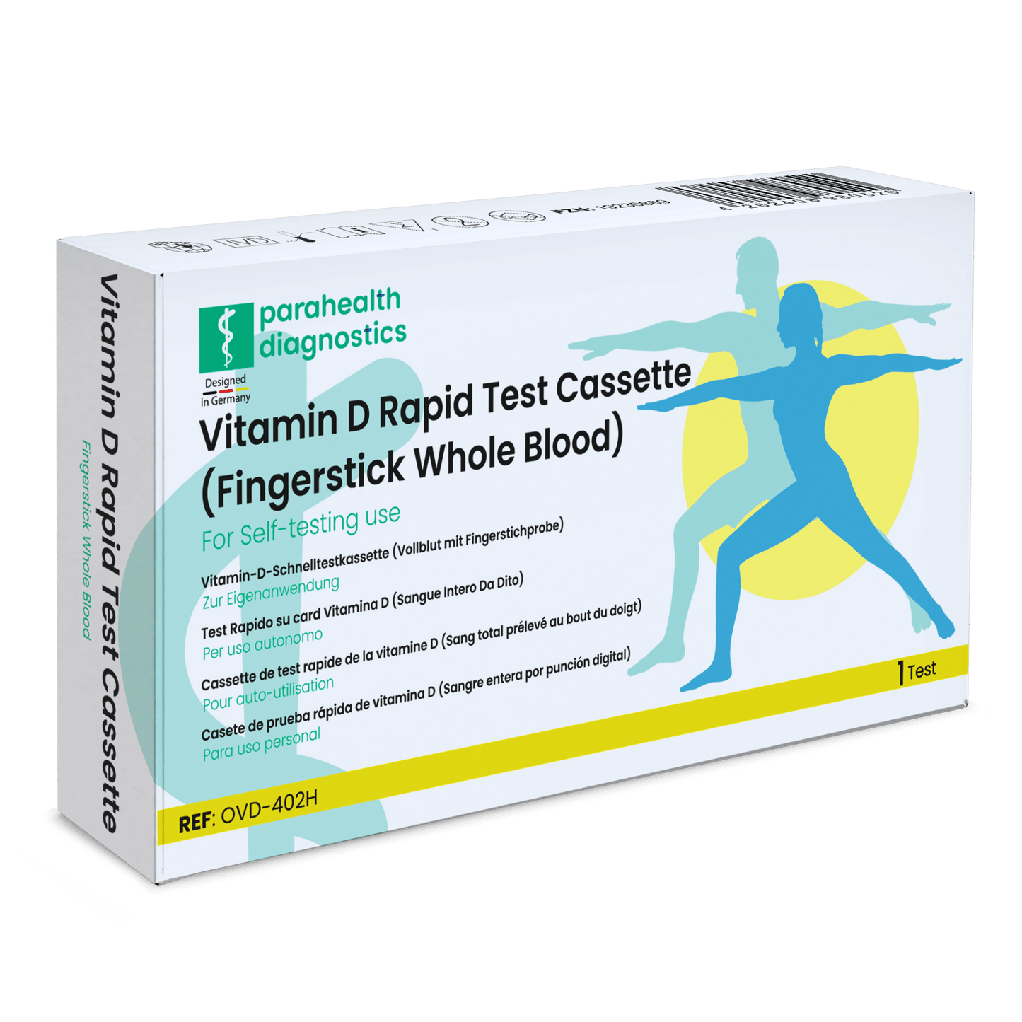 Všetky testovacie testovacie súprava vitamínu-D Rýchle rýchly test 1 kus