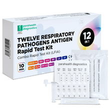 Rýchly testovací set 12 v 1 na detekciu antigénov (COVID-19, chrípka A/B, streptokoky, legionely a iné) | Balenie (1 test)