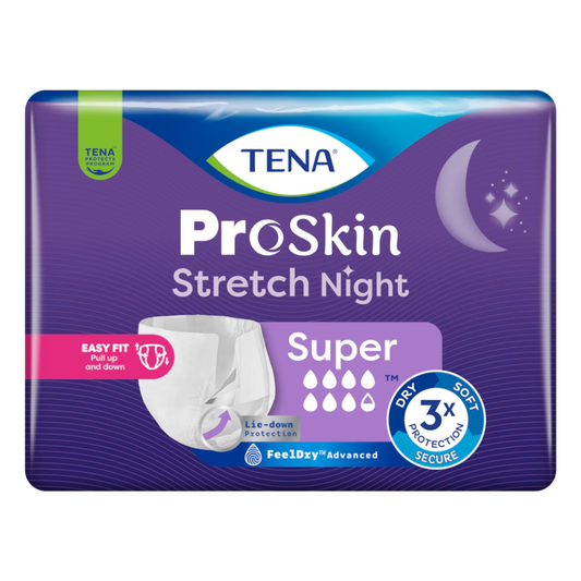Inkontinenčné nohavičky Tena ProSkin Stretch Night Super