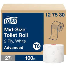 Tork Midi toaletný papier biely | Kartón (27 balení)