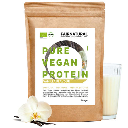 Bio vegánsky proteínový prášok vanilka bez sóje