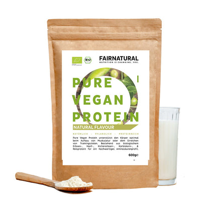 Bio vegánsky proteínový prášok neutrálny bez sóje