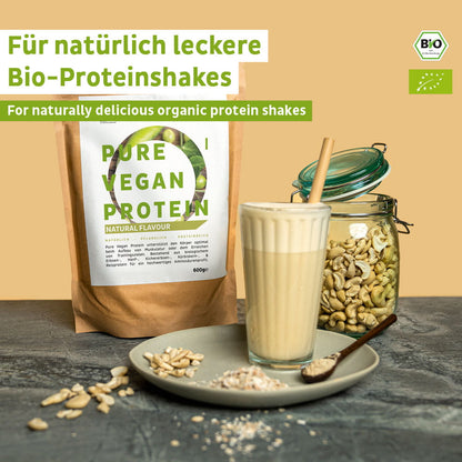 Bio vegánsky proteínový prášok neutrálny bez sóje