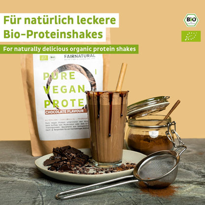 Bio vegánska proteínová čokoláda v prášku bez sóje