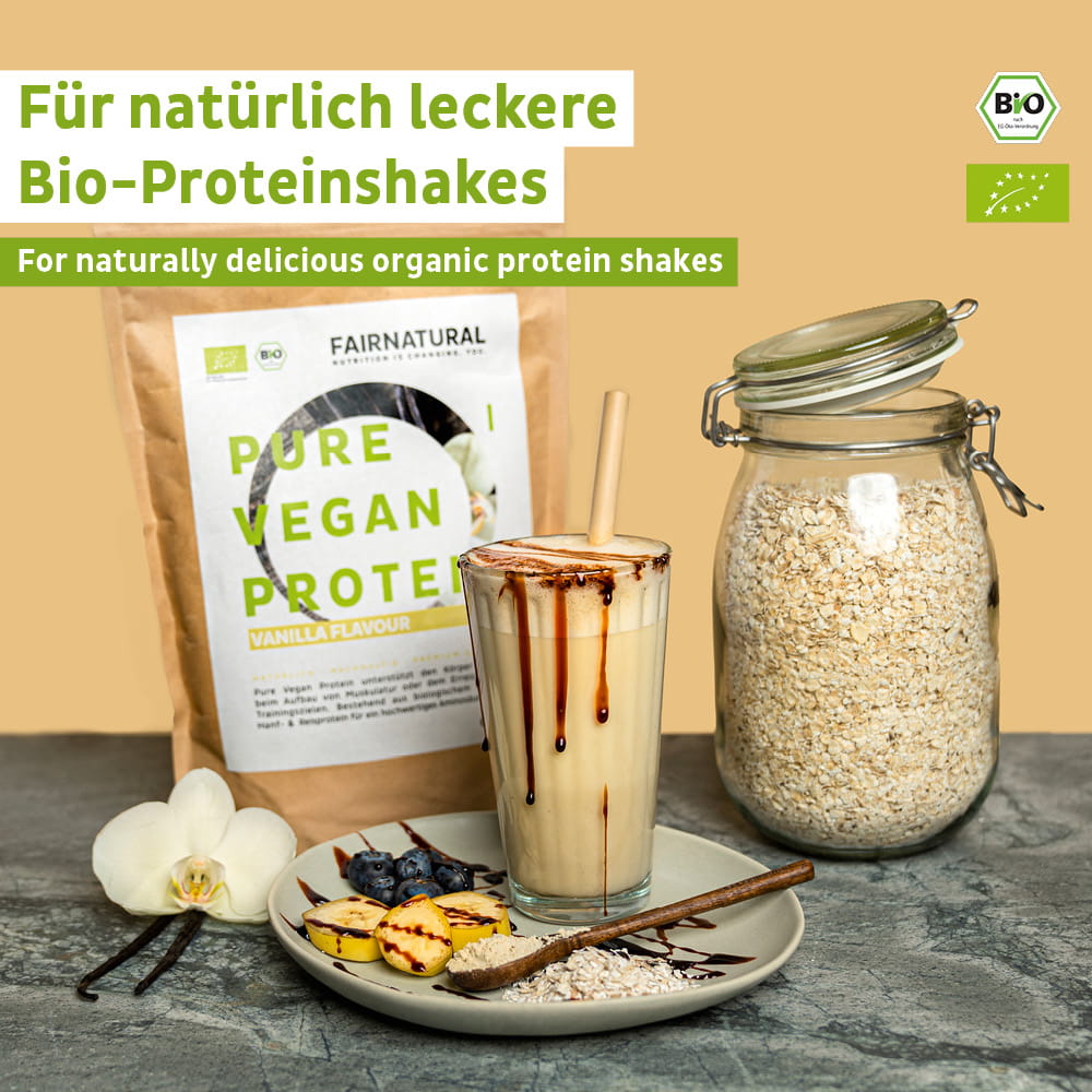 Bio vegánsky proteínový prášok vanilka bez sóje