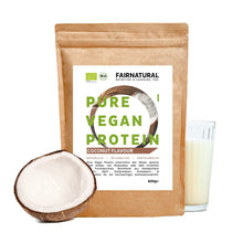 Organický vegánsky proteínový prášok kokos bez sóje