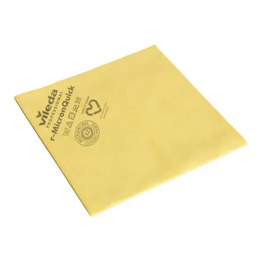 VILEDA Professional R-nanotech Microfibre Cleaning Cleant World Yellow-38x40 cm | Balenie (5 kusov)