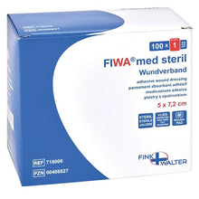 FIWA med sterilné krytie na rany fleece 5 x 7,2 cm | Balenie (100 kusov)