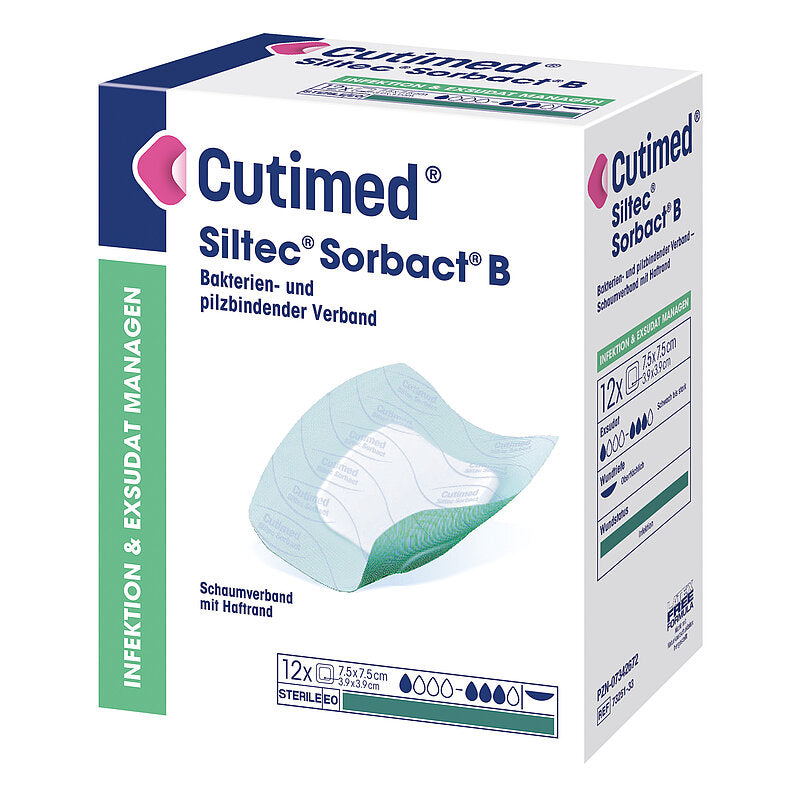Cutimed Siltec Sorbact B, Wundverband