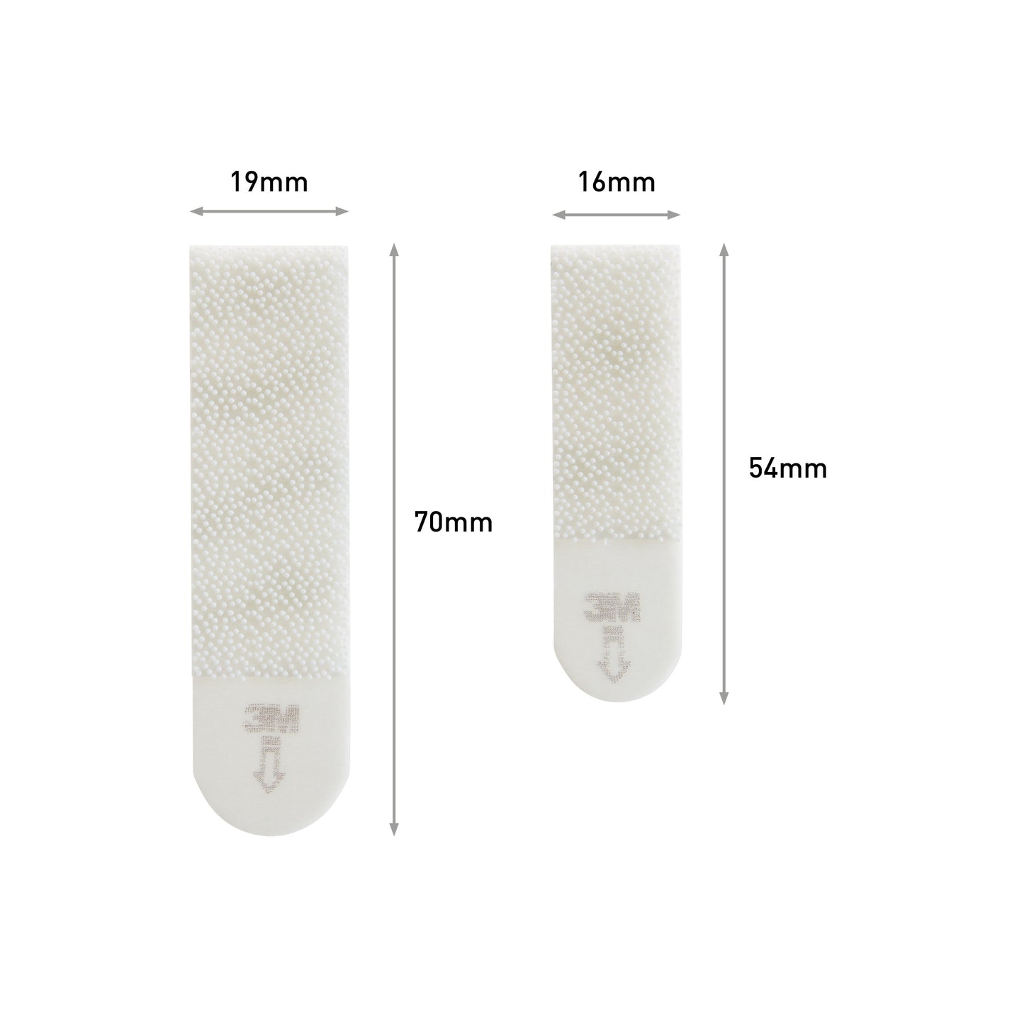 Zwei Command™ Bilder-Montage Strips (klein: 16 x 54 mm, mittel: 19 x 70 mm) von 3M Deutschland GmbH im Vorteilspack 17203-ideal zum Bilderaufhängen ohne Bohren oder Nägel.