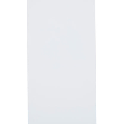 Eine glatte, senkrechte weiße Fläche - ideal zum Testen des Scotch® Extremium™ INVISIBLE Hochleistungs-Klebebandes (20 m x 48 mm, 1 Rolle) der 3M Deutschland GmbH. Die Beleuchtung ist gleichmäßig und das Bild ist innerhalb eines weißen Rahmens zentriert.