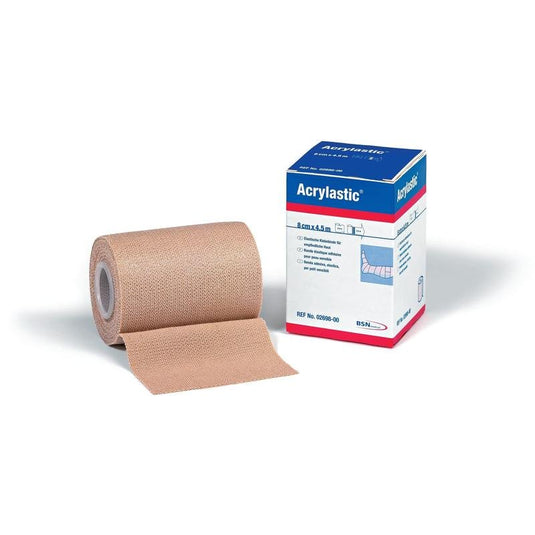Acrylastic, elastická lepiaca bandáž, 60 % pozdĺžna rozťažnosť
