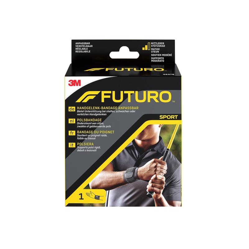 FUTURO™ nastaviteľná bandáž na zápästie 46378, nastaviteľná SPORT (14,0 - 24,1 cm) | Balenie (1 kus)