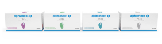 Alphacheck bezpečnostná lanceta na pätu