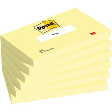 Poznámkové papieriky Post-it®, Canary Yellow, 76 mm x 127 mm, 100 listov/blok, 6 blokov/balenie, 100% PEFC, SGSCH-PEFC-COC-110078 | Balenie (6 kusov)