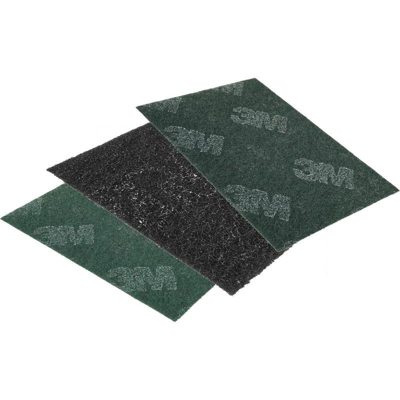 Scotch-Brite™ handpad CF-HP 7446, sivá, 152 mm x 228 mm, S MED | Balenie (20 kusov)