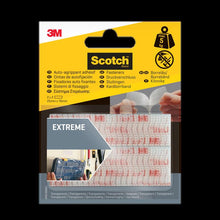 Lepiaca páska Scotch® Extreme Fastener, Transparentná RF67300 01SE, 25 mm x 76 mm, 2 sady | Balenie (2 kusy)