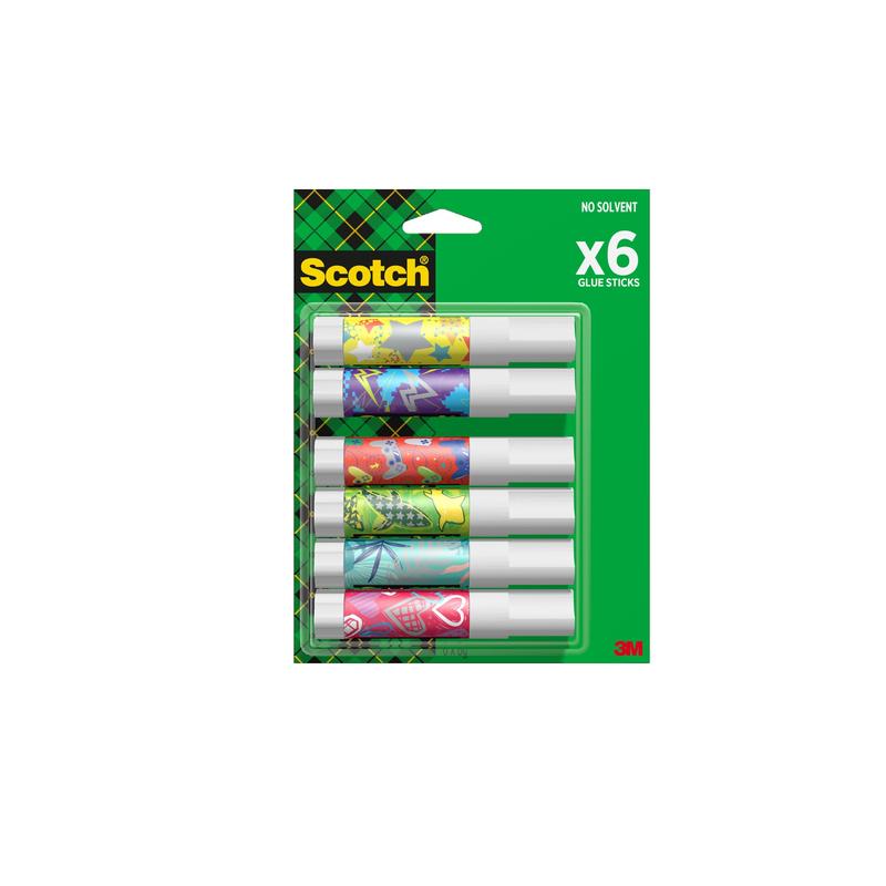 Permanentné lepidlo Scotch® Stick 8g 6 tyčiniek/balenie | Balenie (1 sada)