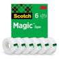 Scotch® Magic™ Invisible Tape 8-1933-6/5S, 19 mm x 33 m, 6 kotúčov/balenie | Balenie (6 roliek)