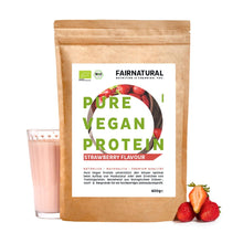 Bio vegánsky proteínový prášok jahodový bez sóje